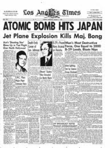 The first Atomic Bomb On Japan