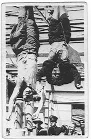 Mussolini gets executed