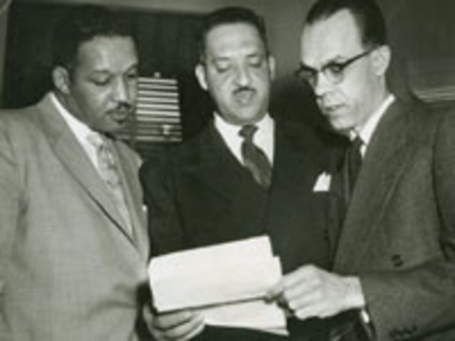 Supreme Court rules on the case Brown v. Board of Education