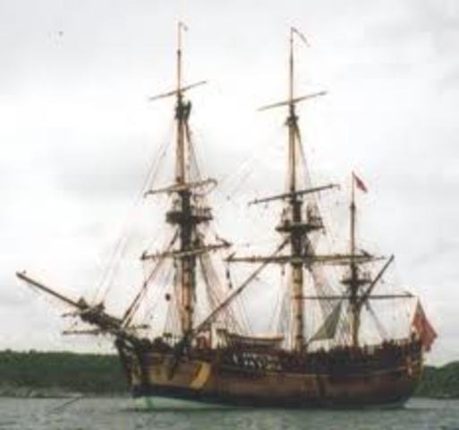 James Cook discovers the east coast Of Australia.