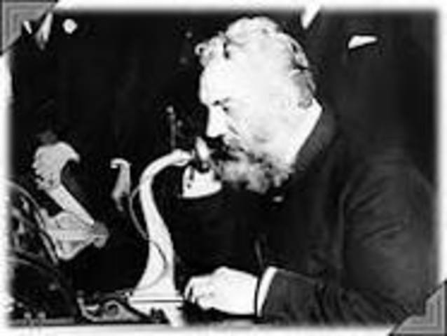 Alexander Greham Ball invents the telephone