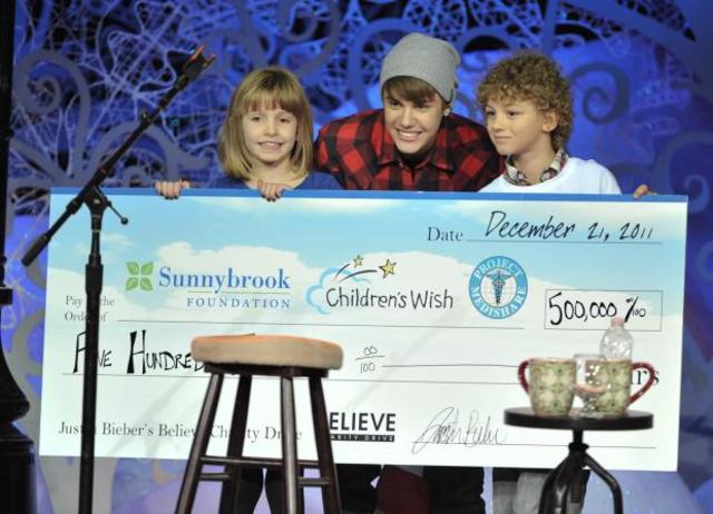 Justin Bieber's Believe Charity Drive
