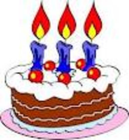 Tercer cumpleaños