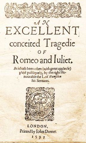 Shakespeare, Roméo et Juliette