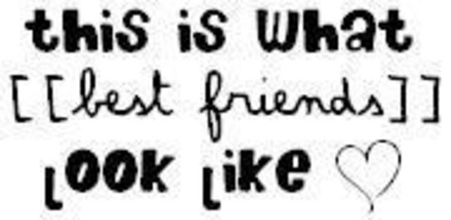 Be my friend of don't