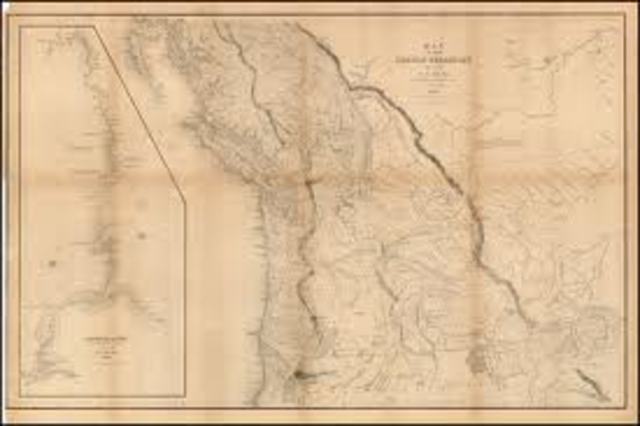 Oregon Territory Boundry