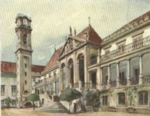 Matricula-se no Curso de Direito da Universidade de Coimbra