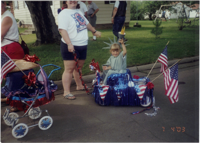 Won a Fourth of July Parade Contest