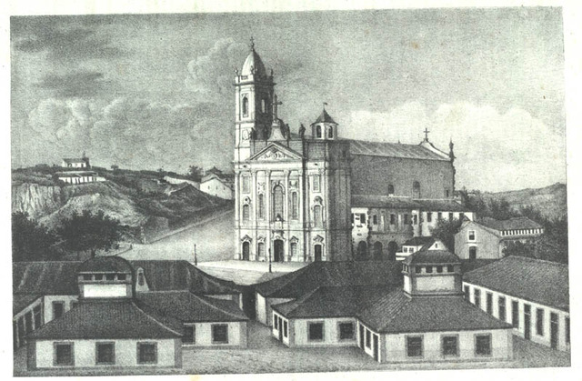 Ingresso no colégio da Lapa, no Porto