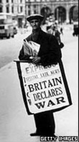 Britain Declares war on Germany