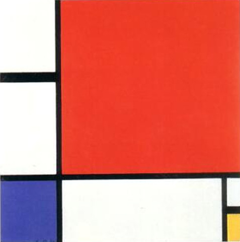 Mondrian, Composition with Red, Blue and Yellow
