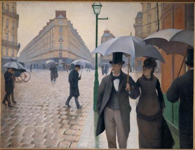 Gustave Caillebotte: Paris: A Rainy Day