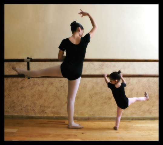 Juliana started Ballet classes