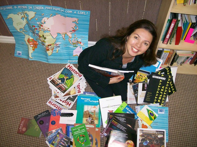 Juliana created the first Portuguese Library in Ireland