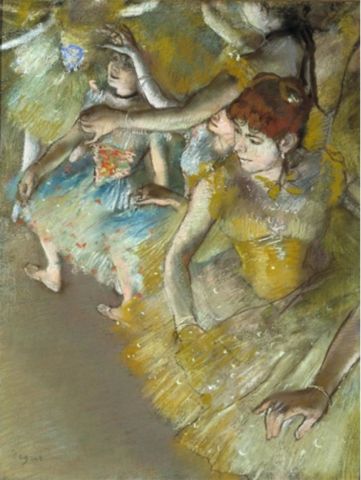 Ballet Dancers on the Stage