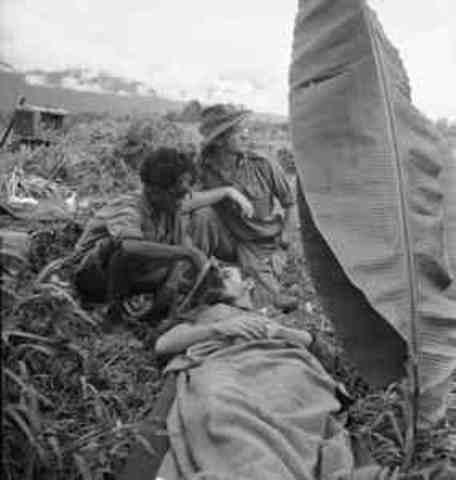 Japanese forces advance