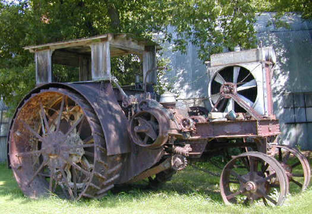 Steam powered tractor