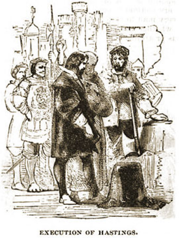 William Hastings -- Beheaded