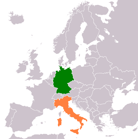 Germany Allies with Italy