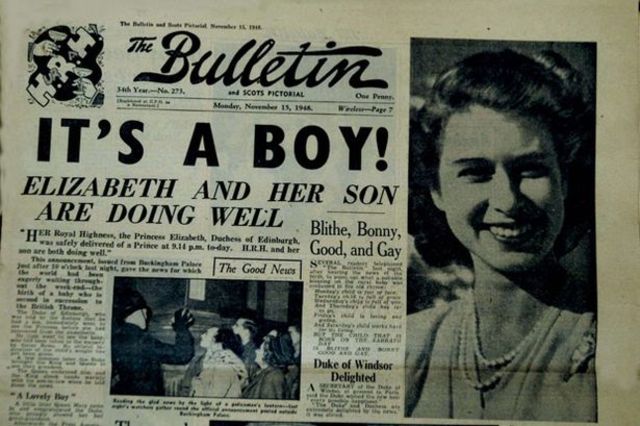 Prince Charles is born