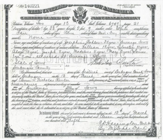 Naturlization Act of 1870