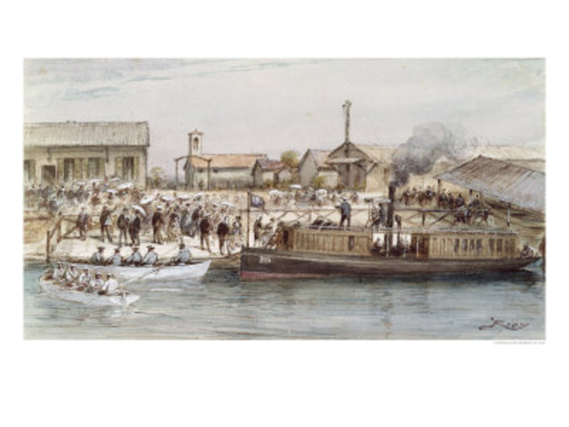 Início da viagem ao Oriente