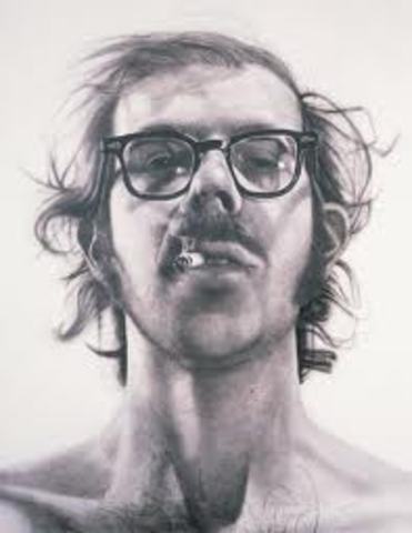 Chuck Close, Big Self- Portrait