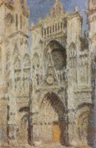 Monet: Rouen Cathedral: The Portal (In the sun)