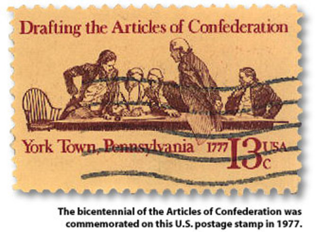 Articles of Confederation Written