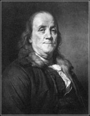 Benjamin Franklin invents the Lighting Rod