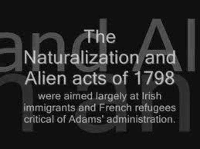 Alien and Sedition Acts