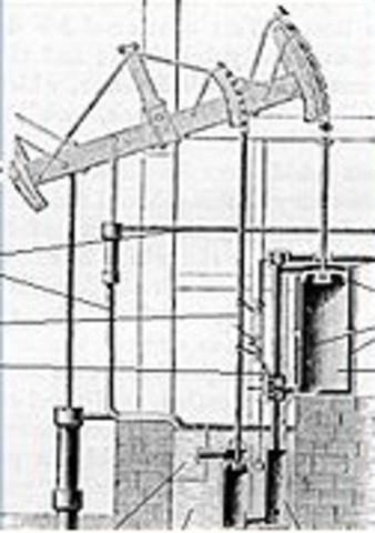 Steam engine invented