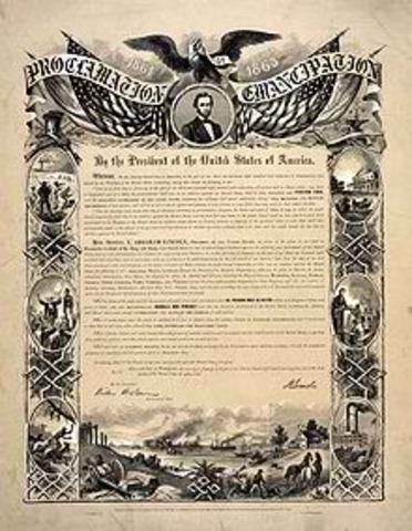 Emancipation Proclamation issued