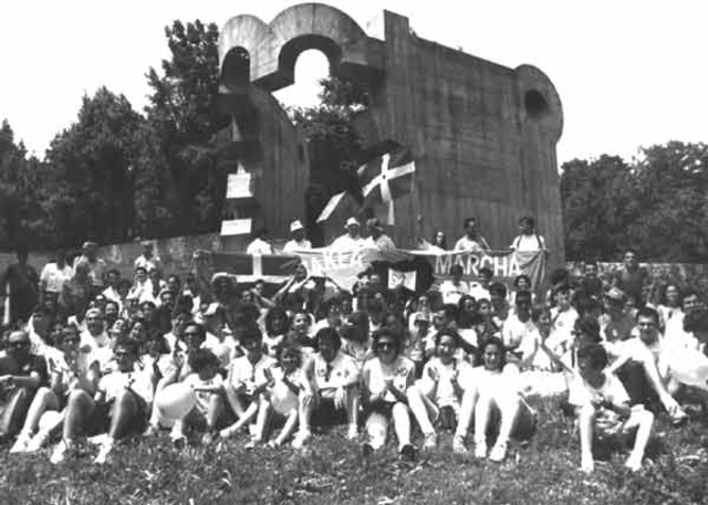 Primera concentración de protesta