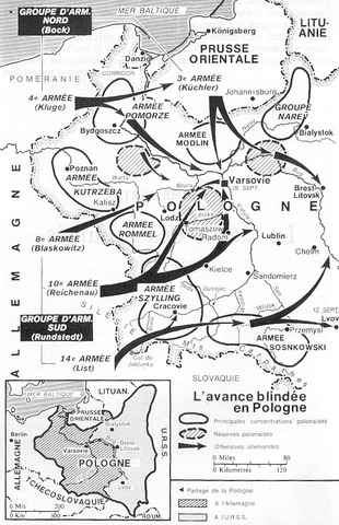 Invasion de la Pologne - début de la Seconde Guerre mondiale