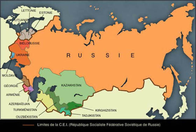 Éclatement de l’URSS