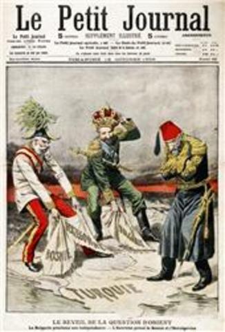 Austria-Hungary annexes Bosnia-Herzegovina