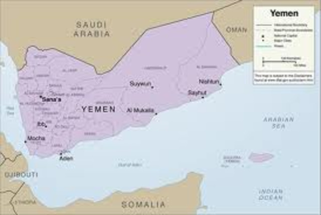 Yemen gets captured by the Persians