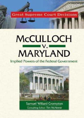 McCullouch v. Maryland