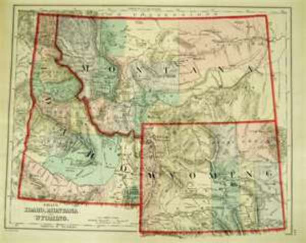 Idaho and Wyoming