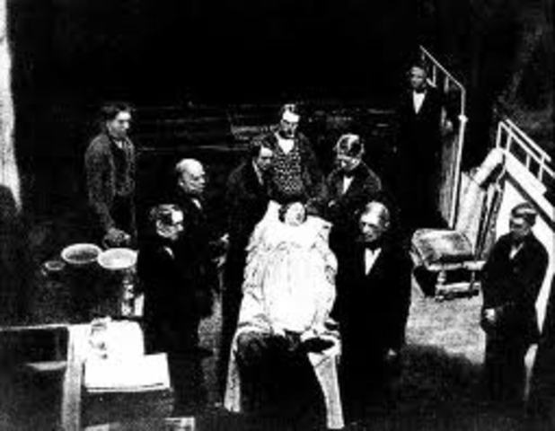 Early Operation under Ether, Massaschusetts.