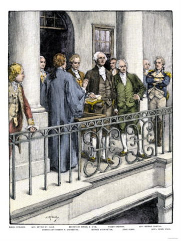 Washignton Inaugurated