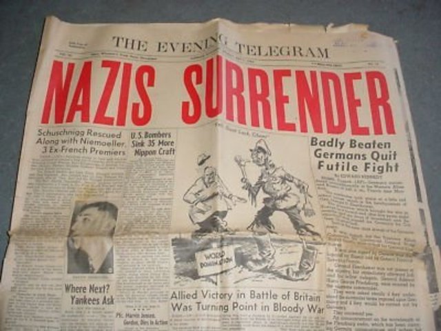 Germany surrenders