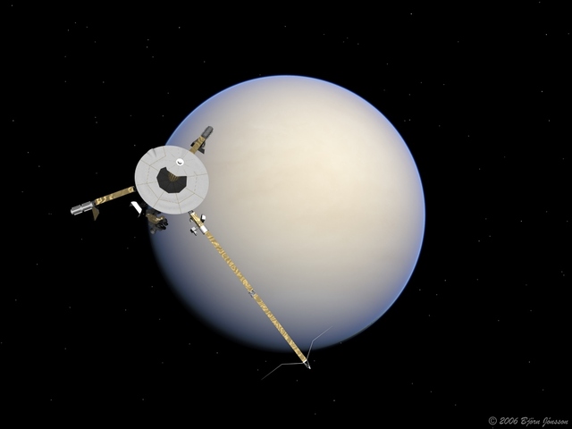 Second time it flew past Venus