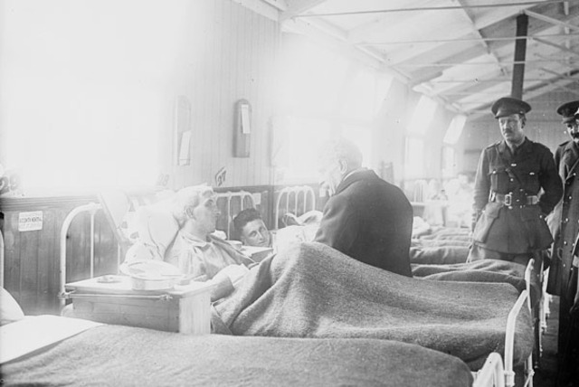 Borden Tours the Western Front