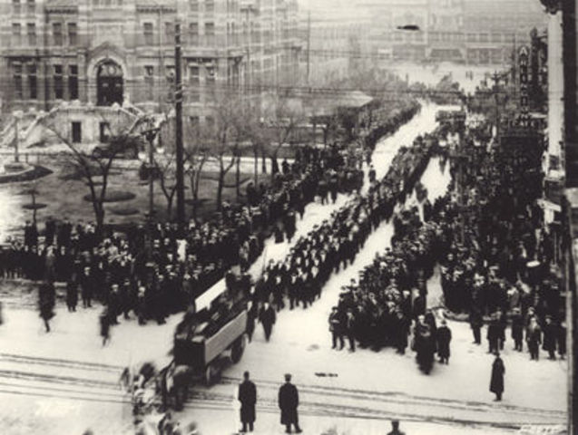Arrest of Leaders of the Winnepeg General Strike