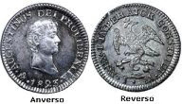 Acuñación imperial de IturbidePrimer Imperio (1822 - 1823)
