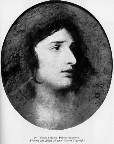 Sarah Siddons debuts at Drury Lane Theater