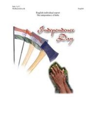 Indiens uafhængighed