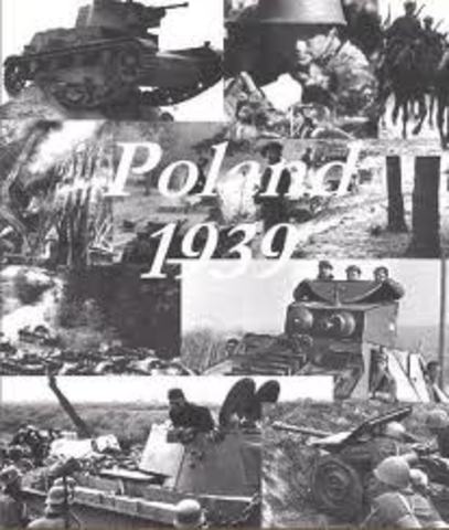 Invasion de la Pologne - début de la Seconde Guerre mondiale